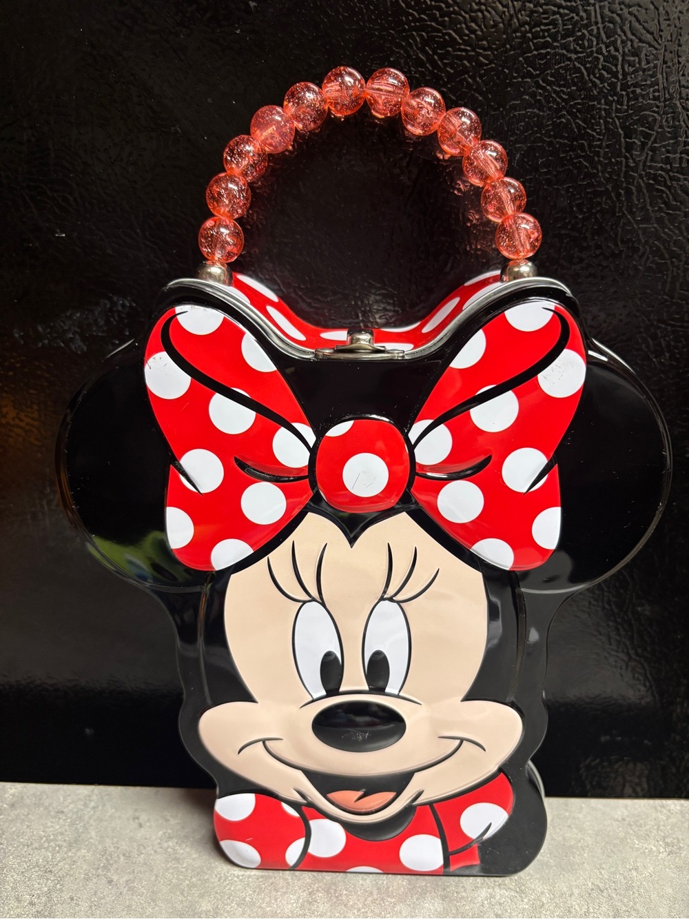Minnie Mouse Disney Polka Dot Metal Lunchbox And Purse